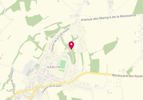 Plan de LOZANO Alain, 15 Route de Portet, 64330 Garlin