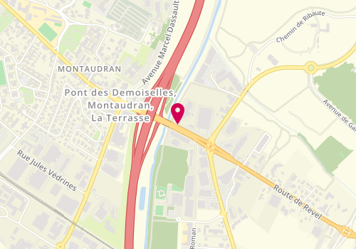 Plan de Sipa Automobiles, 123 Route Revel, 31400 Toulouse
