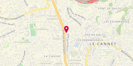 Plan de Cannes Motors, 1018 avenue du Campon, 06110 Le Cannet