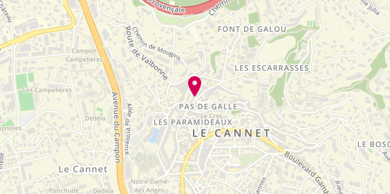 Plan de Amc Pneus, 1 Route des Breguieres, 06110 Le Cannet