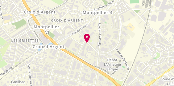 Plan de Euromaster, Zone Aménagement de Garosud
4800 Rue de la Jeune Parque, 34070 Montpellier