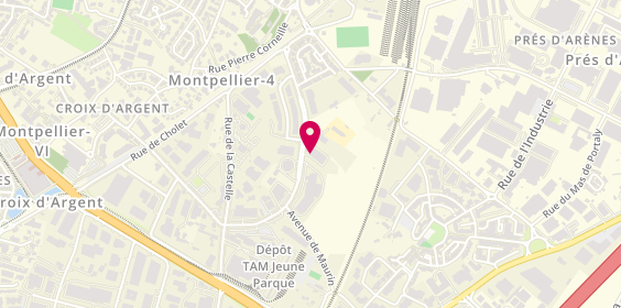 Plan de Garage Garosud 34, 2501 avenue de Maurin, 34070 Montpellier