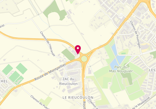 Plan de IVECO, Rond-Point du Rieucoulon, 34430 Saint-Jean-de-Védas