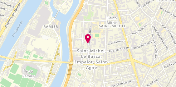 Plan de Garage des Saules, 25 Rue des Saules, 31400 Toulouse