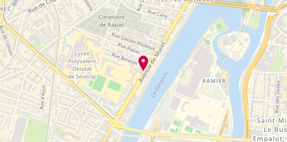 Plan de EIRL Garage Roland Louret, 185 avenue de Muret, 31300 Toulouse