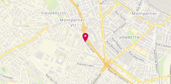 Plan de Sares, 3 Bis Rue Claret, 34070 Montpellier