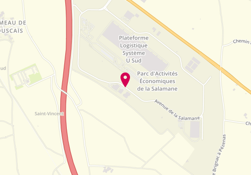 Plan de Euromaster Turco Services - Clermont-l'Herault, 507 avenue de la Salamane, 34800 Clermont-l'Hérault