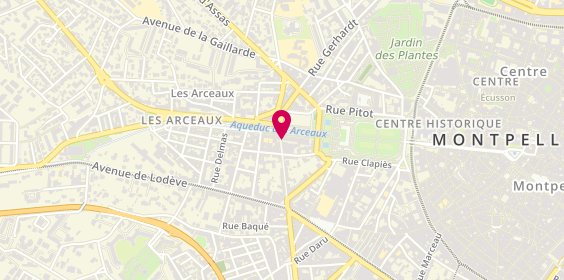 Plan de A.a.j Pneus, 18 Bis Rue Saint Louis, 34000 Montpellier