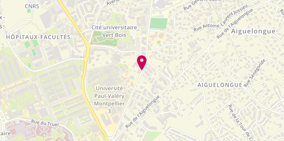 Plan de Xtrem Quad 34, Bât 2 parc du Philosophe 412 Avenue Val de Montferrand, 34090 Montpellier