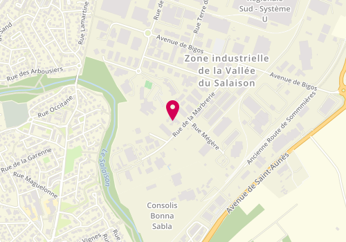 Plan de Bricolex, Zone Industrielle Vallée du Salaison
400 Rue de la Marbrerie, 34740 Vendargues