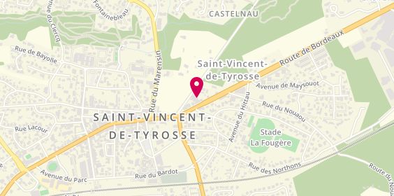 Plan de Agence Darrigade, 120 Route de Bordeaux, 40230 Saint-Vincent-de-Tyrosse