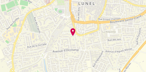 Plan de Duchesne Meca Assistance, 25 Avenue Languedoc, 34400 Lunel