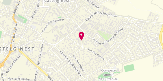 Plan de Castel Auto, 14 Rue des Vignes, 31780 Castelginest