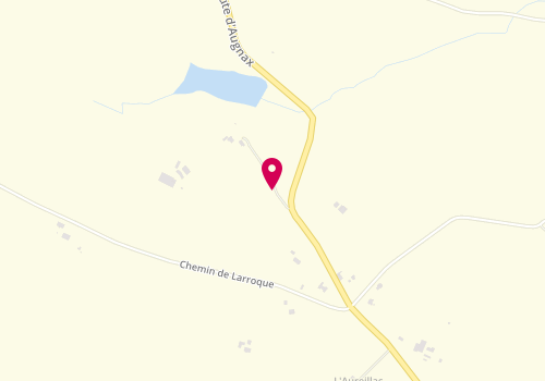 Plan de PAILLAS Arnaud, Route d'Augnax 1768 au Filhol, 32120 Puycasquier