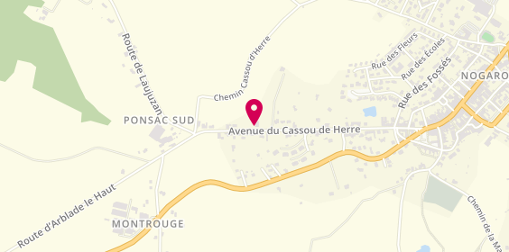 Plan de Avatacar, 28 avenue du Cassou de Herre, 32110 Nogaro