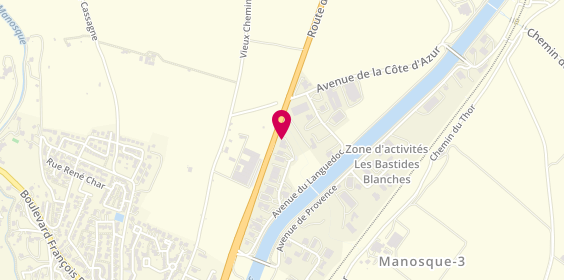 Plan de Auto Primo, Zone d'Activités des Bastides Blanches, 04220 Sainte-Tulle