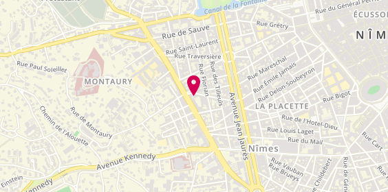 Plan de Garage E.L.H, 17 Rue Sainte-Anne, 30900 Nîmes