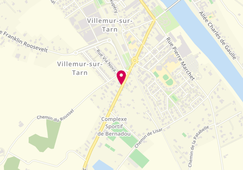 Plan de Garage Sabatier, 29 Avenue du General Leclerc, 31340 Villemur-sur-Tarn