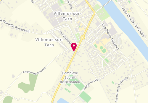 Plan de AJY Autos, 29 avenue du General Leclerc, 31340 Villemur-sur-Tarn