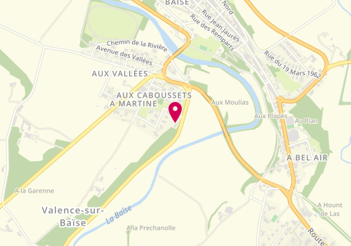 Plan de BINI Jean-Luc, Bât M1 7 Lotissement Caboussets, 32310 Valence-sur-Baïse