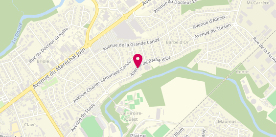 Plan de Garage du Moun, 18 Bis avenue de Barbe d'Or, 40000 Mont-de-Marsan