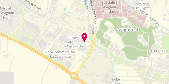 Plan de Vauclusienne de Distribution Automobil, 350 avenue Charles Valente, 84140 Avignon