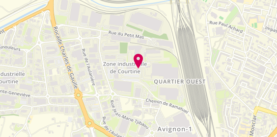 Plan de AZUR TRUCKS CARROSSERIE - Avignon, Zone Industrielle Courtine
150 Rue Gallias, 84000 Avignon