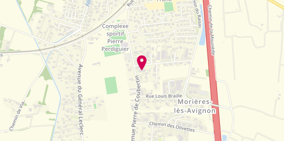 Plan de Ns Autos, 455 avenue Pierre de Coubertin, 84310 Morières-lès-Avignon