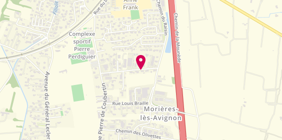 Plan de Sbp Auto, 501 Avenue Maurice Racamond, 84310 Morières-lès-Avignon