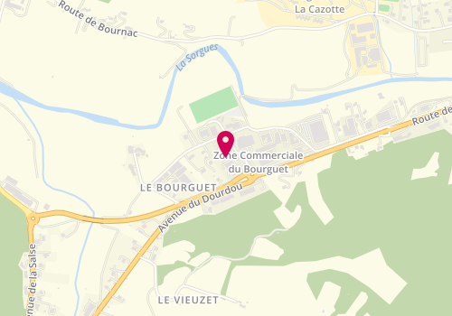 Plan de Glass Aveyron.carr, zone artisanale du
Le Bourguet, 12400 Vabres-l'Abbaye