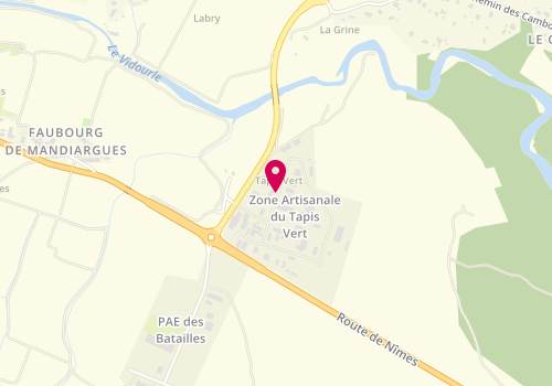 Plan de Garage Renault, Zam le Tapis Vert Route Sauve, 30170 Saint-Hippolyte-du-Fort
