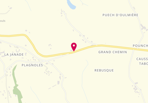 Plan de Garage Bompart Christian, 1447 Route de la Pierre Plantee, 81140 Castelnau-de-Montmiral
