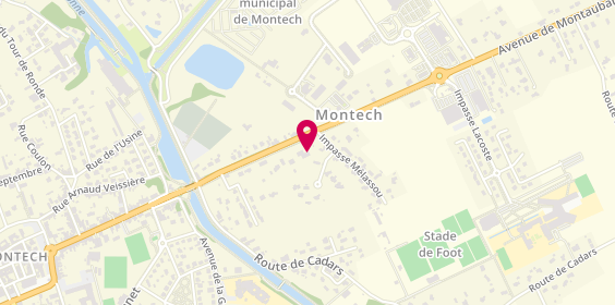 Plan de Peugeot Montech - Fenie, 364 avenue de Montauban, 82700 Montech