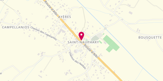 Plan de BOUSCAREN Dominique, Zone Artisanale Simarre 67, 82370 Saint-Nauphary