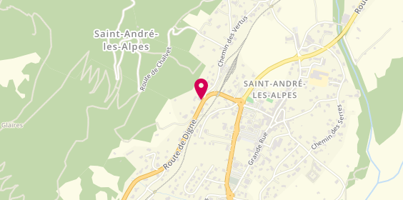 Plan de Garage Csi, Route de Digne, 04170 Saint-André-les-Alpes