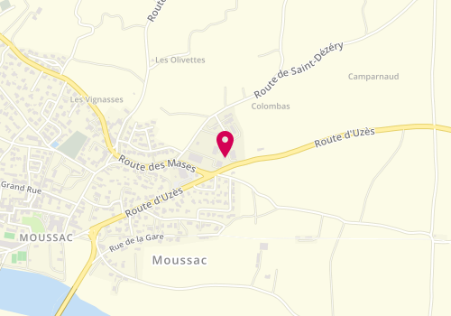 Plan de Mr Pneus, Zone d'Activites Peire Plantade
Route Départementale 226, 30190 Moussac
