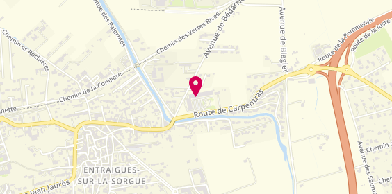 Plan de AS Auto Parts, 537 Route de Carpentras, Zone Commerciale Carrefour Market, 84320 Entraigues-sur-la-Sorgue