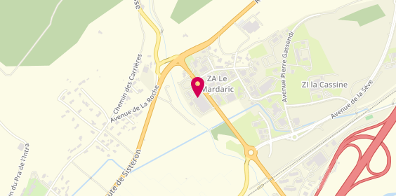 Plan de Ad Expert, zone artisanale le Mardaric, 04310 Peyruis
