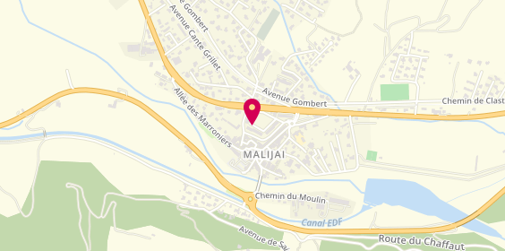 Plan de Agent Peugeot, Route Nationale 85, 04350 Malijai