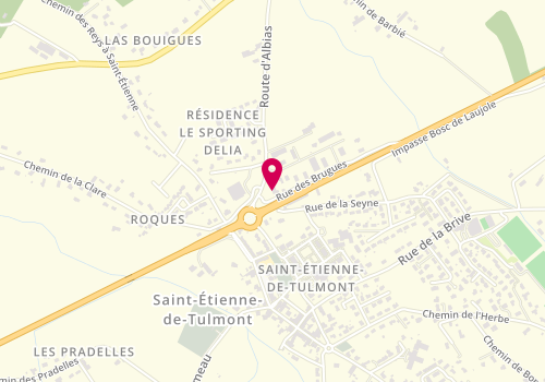 Plan de Top Garage, 70 Route d'Albias, 82410 Saint-Étienne-de-Tulmont