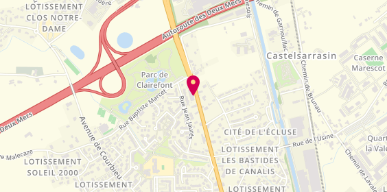Plan de Agents Fiat, 93 Avenue du Maréchal Leclerc, 82100 Castelsarrasin