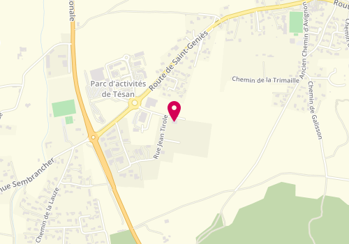 Plan de Nexus Auto, 450 Route de Saint-Génies de Comolas, 30126 Saint-Laurent-des-Arbres