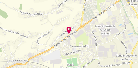 Plan de Agence Rouge, 43 avenue du Chasselas, 82200 Moissac