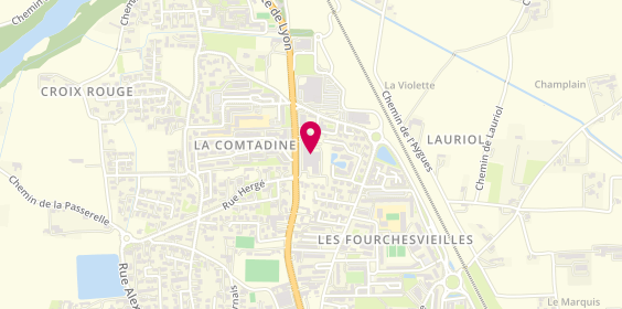 Plan de RENAULT ORANGE - GGP Auto, 956 avenue Maréchal de Lattre de Tassigny, 84100 Orange