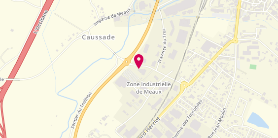Plan de Taquipneu, Zone Industrielle de Meaux
259 Route de Réalville, 82300 Caussade