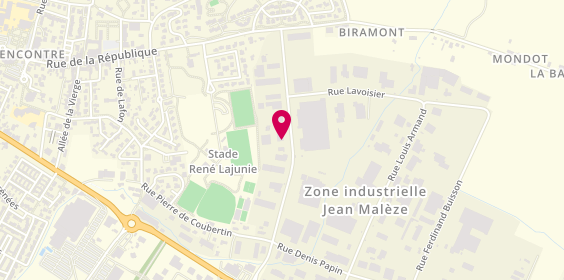 Plan de Taquipneu Euromaster, Zone Industrielle Jean Maleze
Rue Denis Papin, 47240 Agen