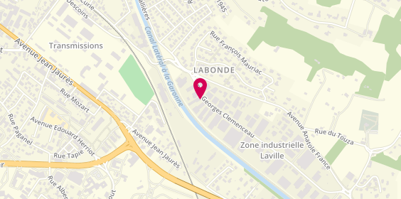 Plan de Carrosserie Peinture Turro et Associés, 37 Rue Georges Clemenceau zone industrielle Laville, 47240 Bon-Encontre
