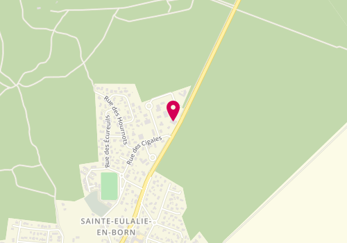 Plan de Total, 101 Route de Parentis, 40200 Sainte-Eulalie-en-Born