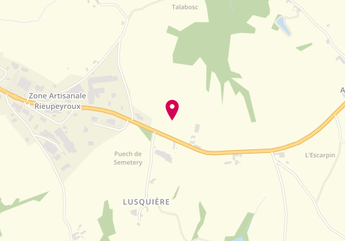 Plan de Litre Cédric Automobiles, Route de Rodez, 12240 Rieupeyroux