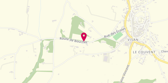 Plan de Jf Diffusion, Route de Bouchet, 84820 Visan